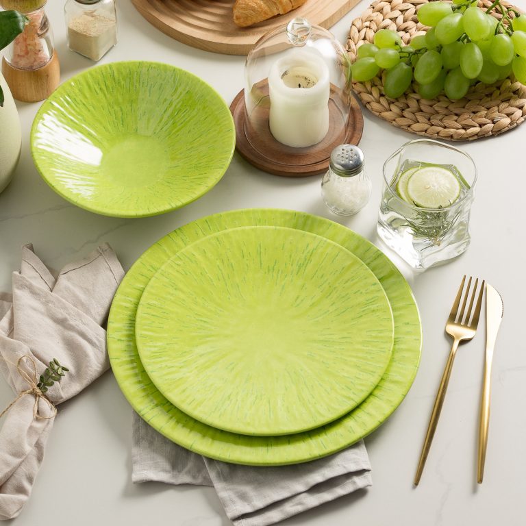 Solar Grain melamine dinnerware collection